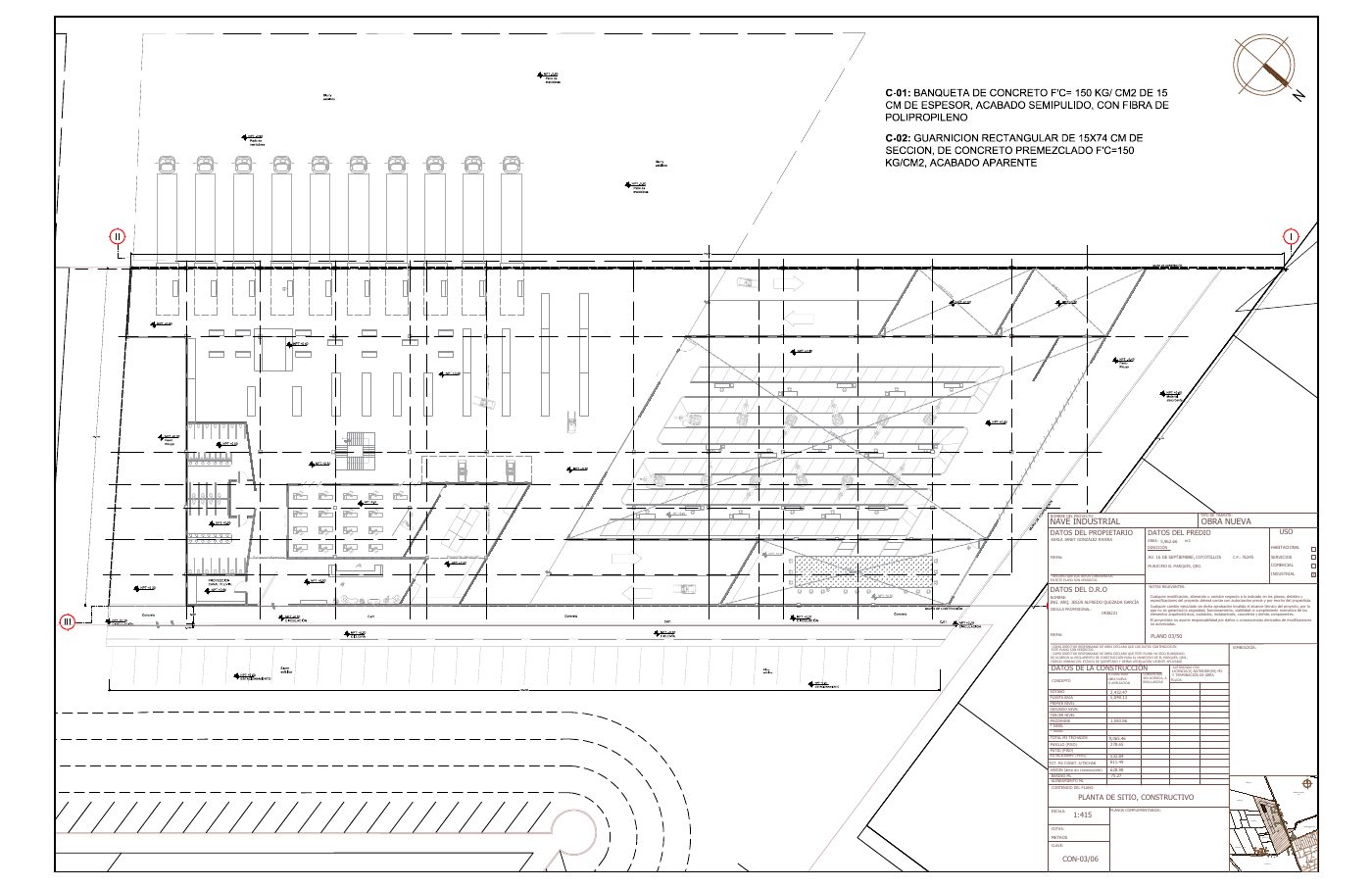 CON-03/06: Planta de sitio constructivo